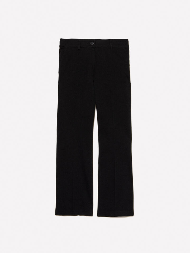 Pantalon évasé noir - pantalons évasés pour femme - Noir | Sisley image number 5